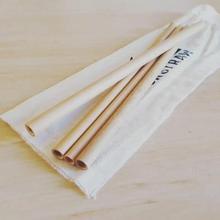 your straw picnic pack 4 bamboo straws with cleaner